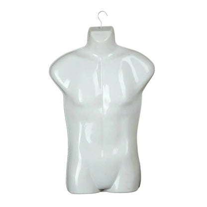 Male Mannequin Hanger Fashion Body Manikin for Garment Vendors Market Commercial