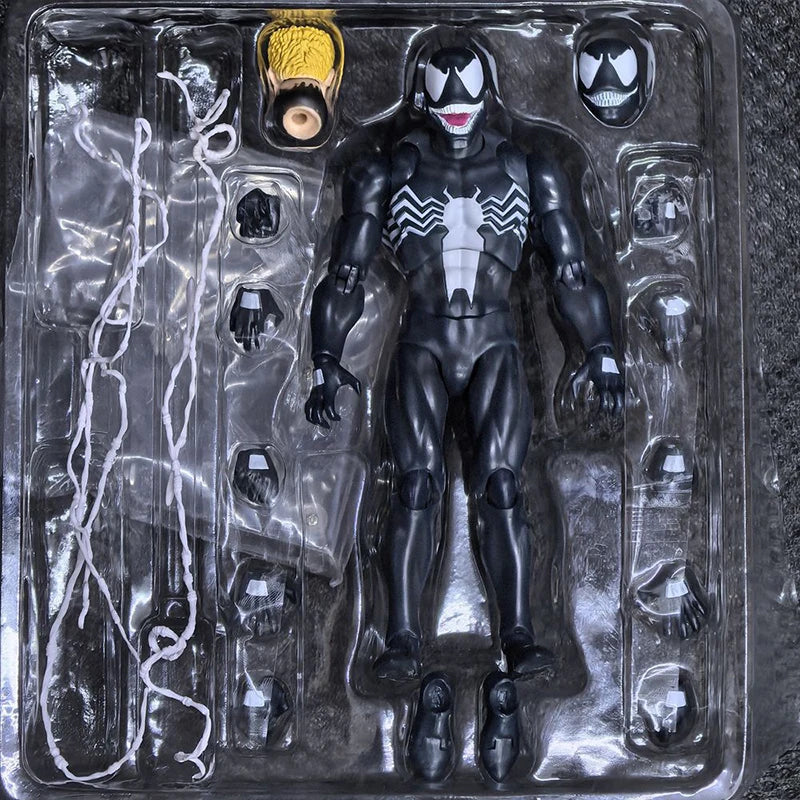 Mafex 088 Venom Action Figure Spider-Man Venom Comic Ver Carnage Venom Change Face Statue Joint Movable Collection Model Toys