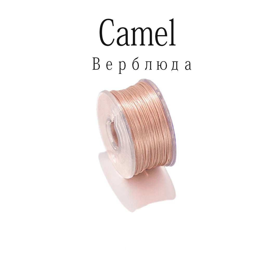 50Yards Nylon Bead Thread Nonelastic Beading Threads Seed Beads Cord Thread for DIY Bracelets Necklace Jewelry Making Supplie