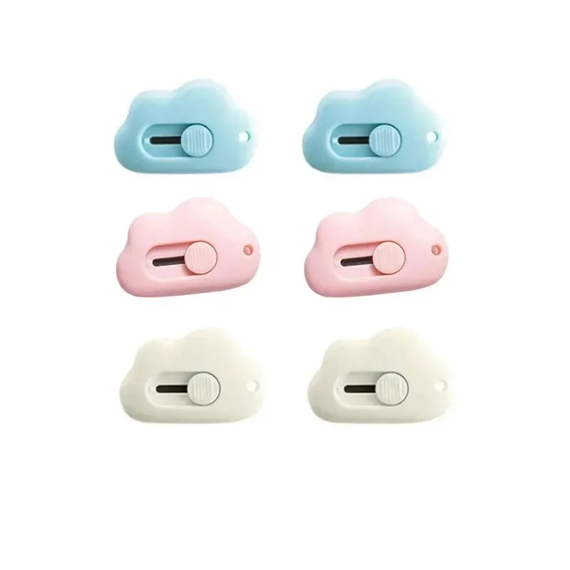 Cute Rabbit Cloud Color Mini Portable Practical Knife Paper Cutting Machine Paper Cutting Machine Razor Blade Office Statione
