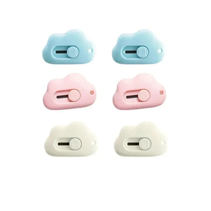 Cute Rabbit Cloud Color Mini Portable Practical Knife Paper Cutting Machine Paper Cutting Machine Razor Blade Office Statione