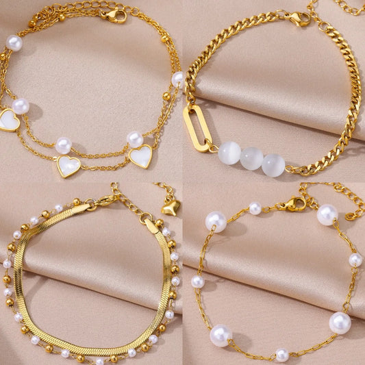 Anklets for women Foot bracelet women summer accessories Bracelet on the leg stainless steel ankle chain Jewelry