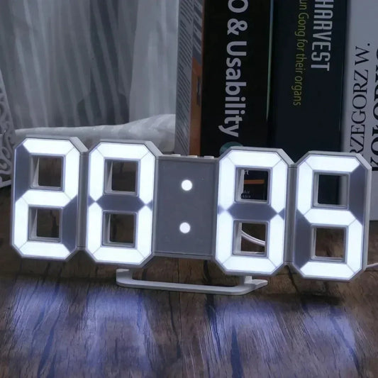 Digital Wall Clock Desk Watches Electronic Alarm Modern Home Decoration for Bedroom Decor Interior Led Table Clocks Living Ro