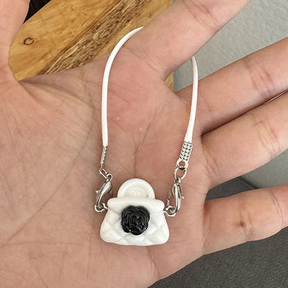 1PC PVC Doll Mini Bag Dress Up Plush Toy For 15/17cm Doll Accessories Dollhouse Hanging Neck Accessories Schoolbag Pendant - 
