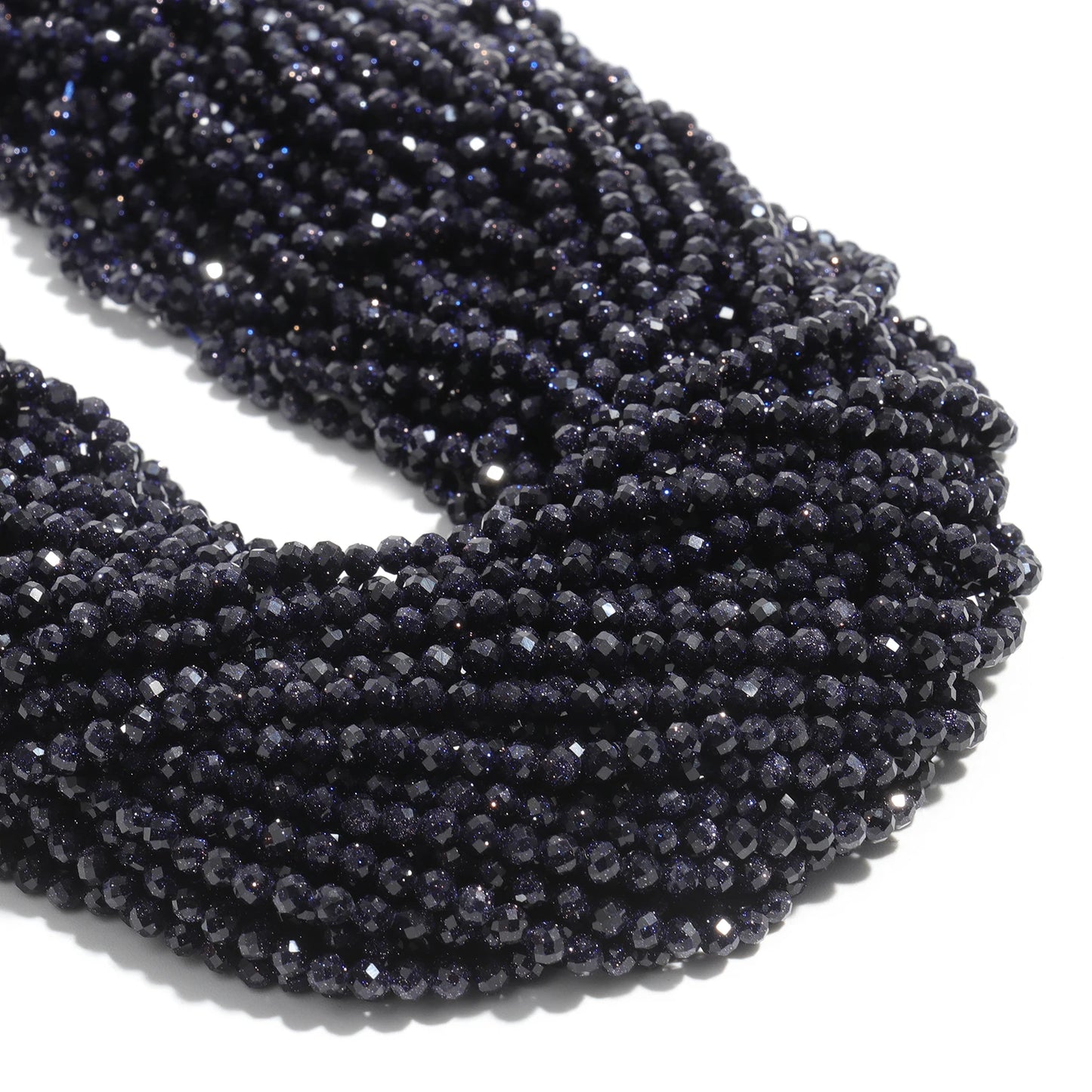 2 3 4mm Faceted Tiny Beads Natural Aquamarine Lapis Lazuli Tourmaline Amethyst Stone Beads for Jewelry Making Diy Accessories