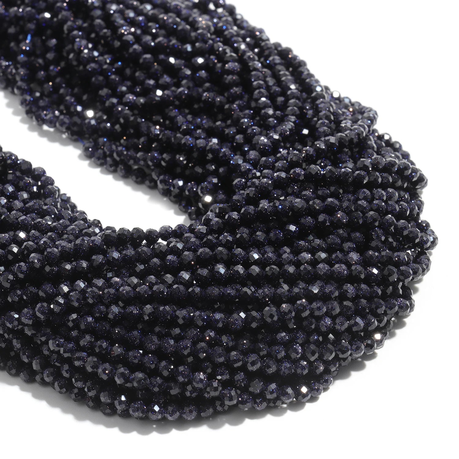 2 3 4mm Faceted Tiny Beads Natural Aquamarine Lapis Lazuli Tourmaline Amethyst Stone Beads for Jewelry Making Diy Accessories