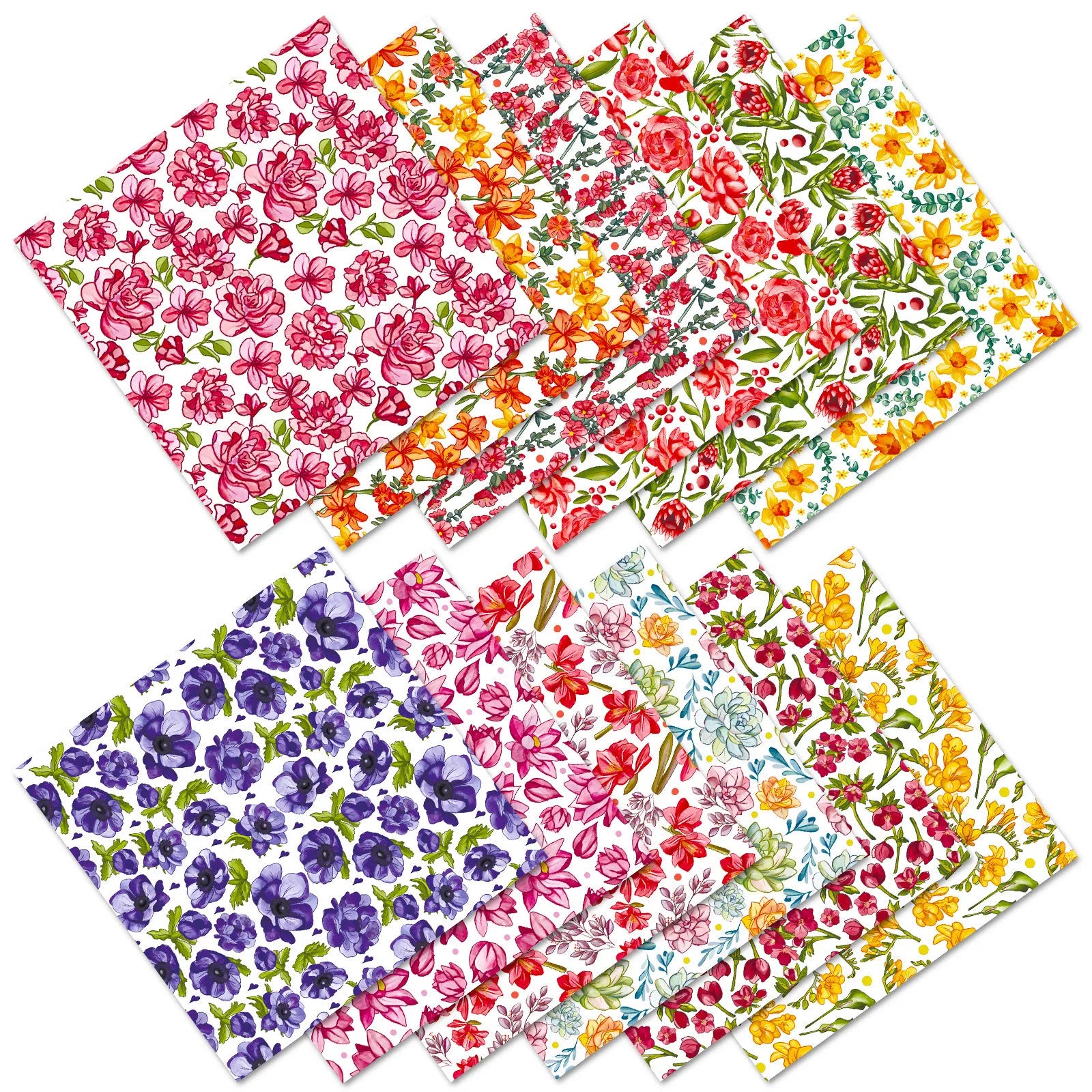 12 Sheet Scrapbooking Paper 15x15cm, Christmas Journal Planner Paper Pad Cardstock Backgrounds Card for DIY Art Craft Decorat