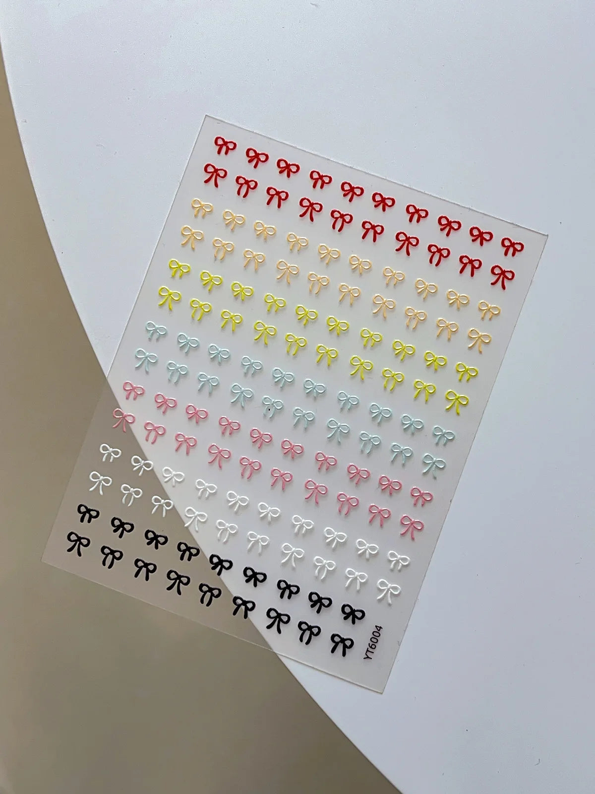 Embossed Colorful Bows Nail Art Stickers Sweet Laser Gold Silver Bowkonts Self Adhesive Nail Art Stickers Decoration Decals D