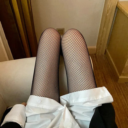 Classic Lolita Hollowed Out Lace Mesh Stockings Bottomed Pantyhose Hot Tights Japanese Lolita Retro Floral Rattan White Stock