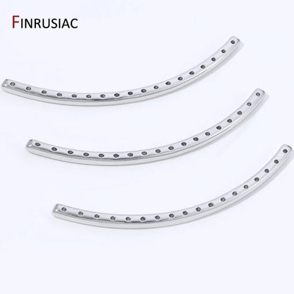Rhodium Plated Brass Multi Row Strand Connector,Separator Spacer Bars Connector For DIY Jewelry Making Accessories Supplies