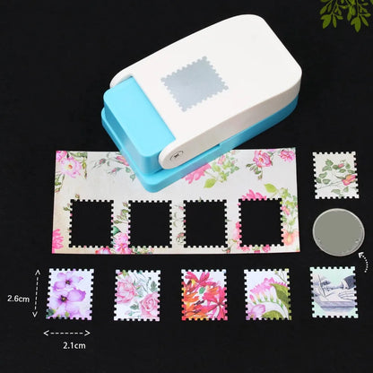 Labor Saving Stamp Border Punch Large Size DIY Embossing Machine Cutting Craft Paper Cutting Christmas Tree Hole Punch - Stam