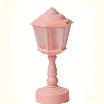 Geometric Flower Bud Button Battery LED Table Lamps Desk Night For Bedroom Dining Touch Night Light Simple Modern Decoration 
