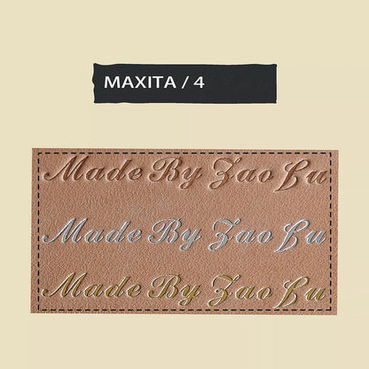 MAXITA Movable Type Hot Foil Stamping Kit | English Brass Type Set for Leather Craft, Packaging, and DIY Embossing 306Pcs - F