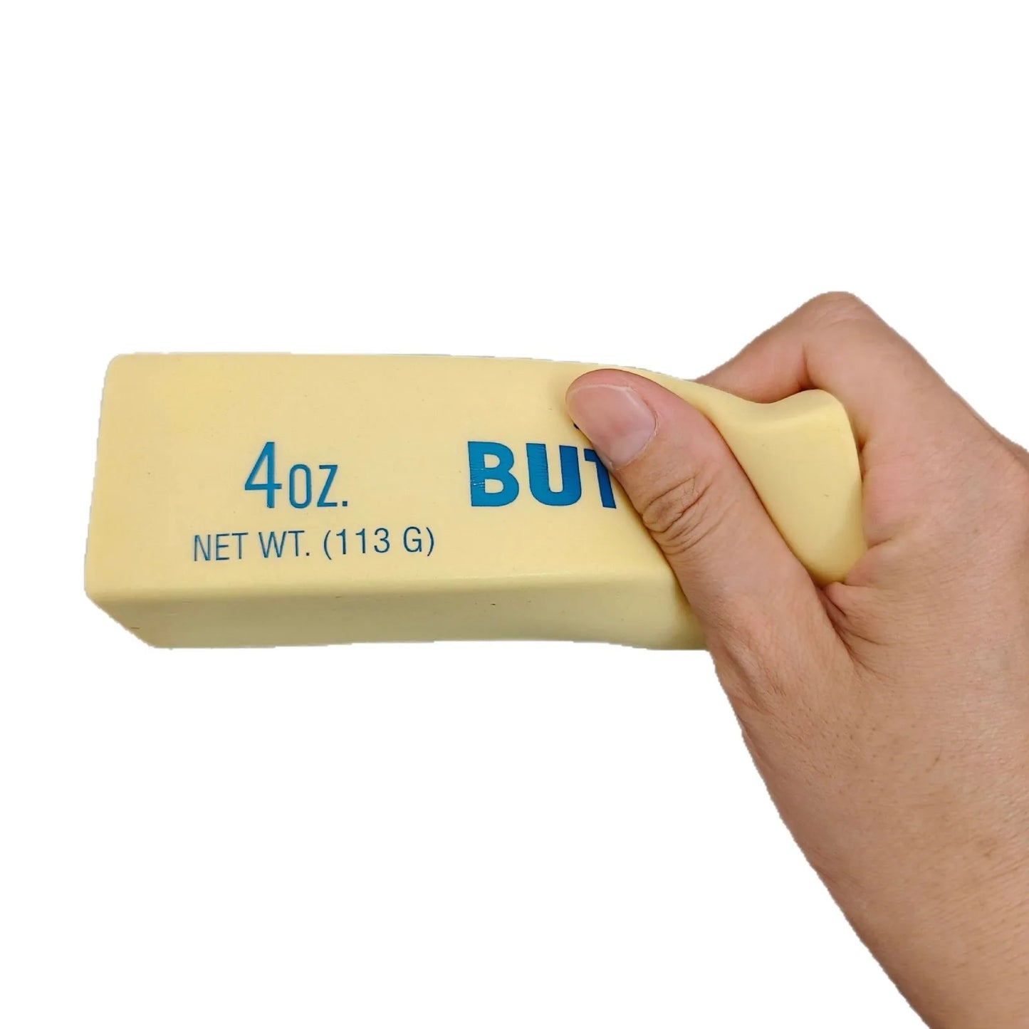 Christmas Toy 1PC Butter Stick Stress Anxiety Relief Fidget Toys Slow Rising Squishy Squeeze Elastic Cheese Stick Squeeze Toy