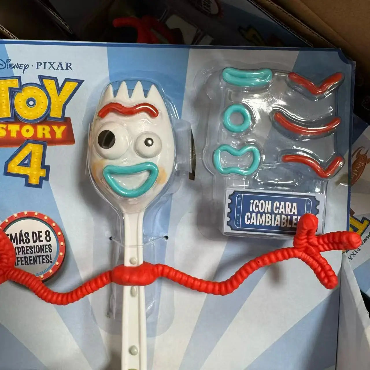 Original 18CM Disney Toy Story4 Forky Woody Buzz Jessie Interchangeable Toy Action Figure Anime Figurine Doll Gift