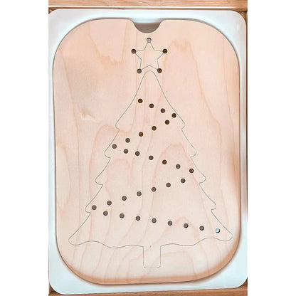 Children's Sensory Tray Table Color Hairball Game Wooden Tile Montessori Early Education Toys Kids Toys Educational Accessori
