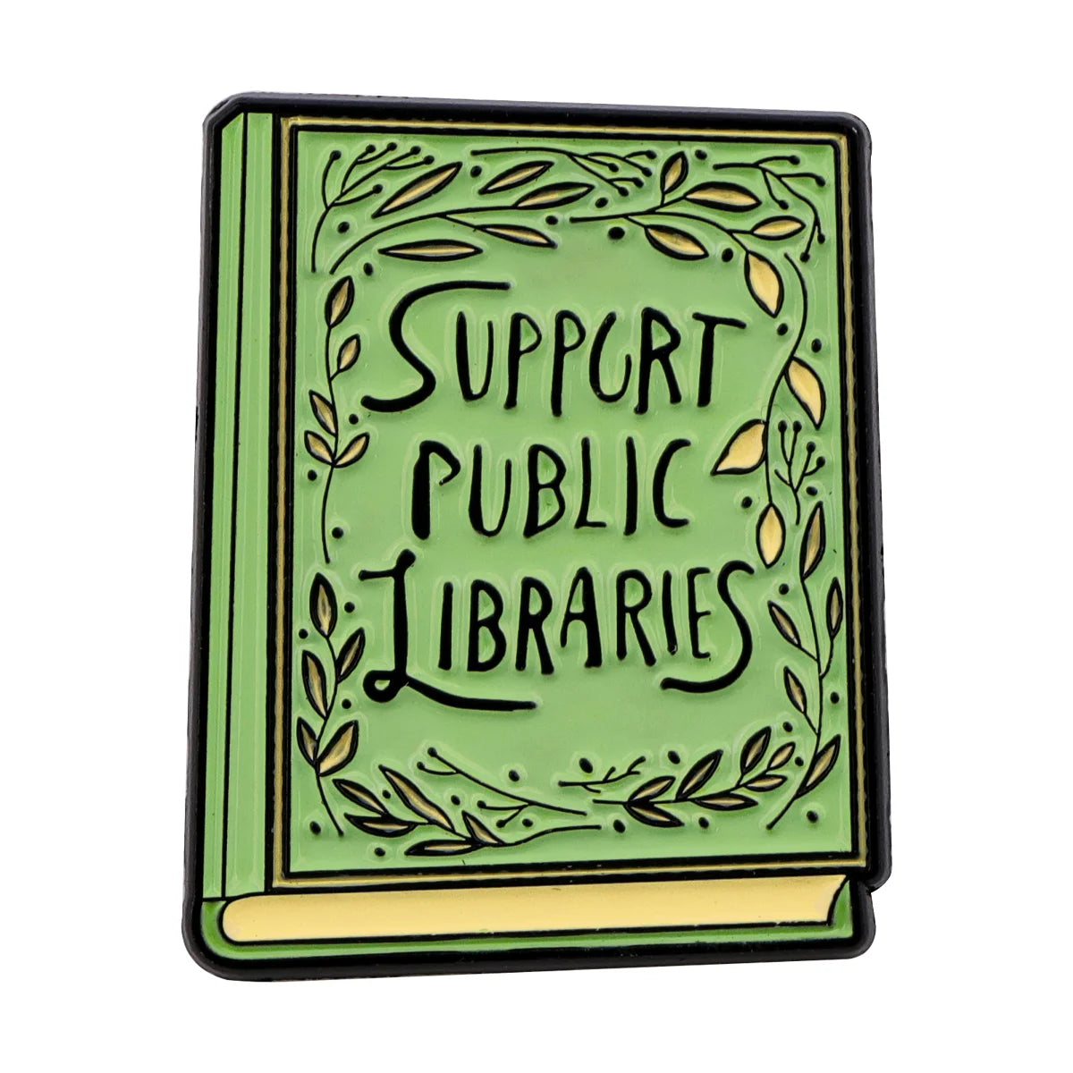 Book Lover Enamel Pin Cute Reading Themed Brooch "Just One More Chapter" Lapel Pins for Backpacks Bookworm Gift