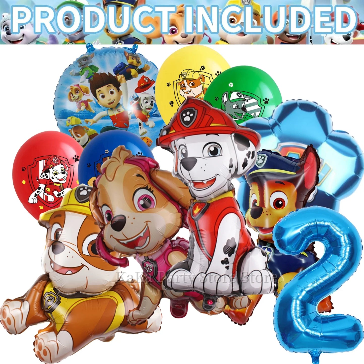 PAW Patrol Birthday Party Decor Tableware Tablecloth Plates Cup Balloons Baby Shower PAW Patrol Party Supplies Kids Favors Gi