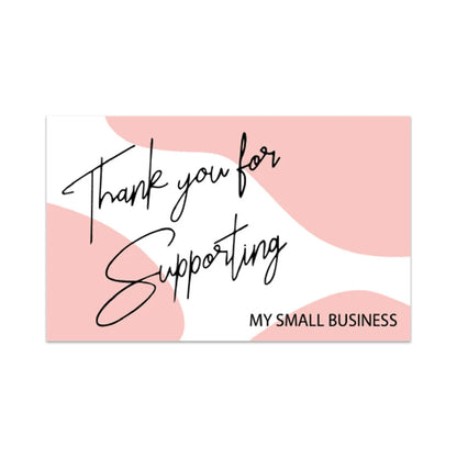 30/50Pcs Thank You Card Business Card Order Thank You Party Card for your support Small card Thank you