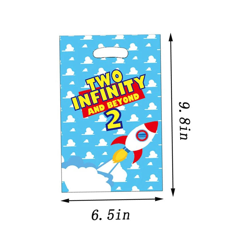 Toy Story Party Decoration Tableware Paper Plates Party Favors Gift Tablecloth BirthdayParty Supplies Toys Stamp Bracelet - 1