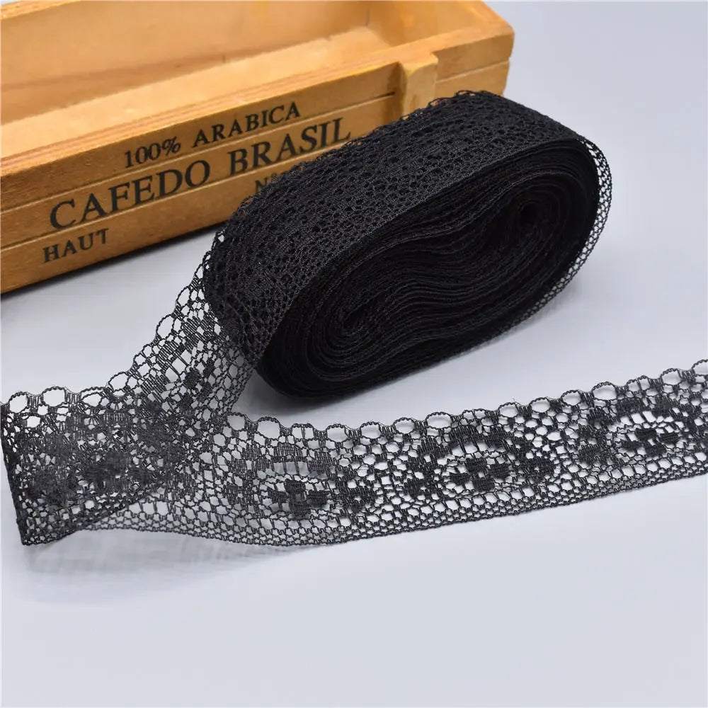 Lace Trim, 10 Yards High Quality Lace Tape, 40MM Wide Embroidered Trim for Sewing, DIY Crafts, Scrapbooking Projects, Gift Wr