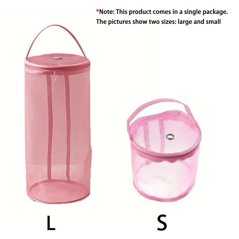 1 PC，Portable Yarn Storage Bag Hollow Mesh Knitting Wool Yarn Bags Crochet Yarn Handbag Organizer Weave Tools Sewing Accessor
