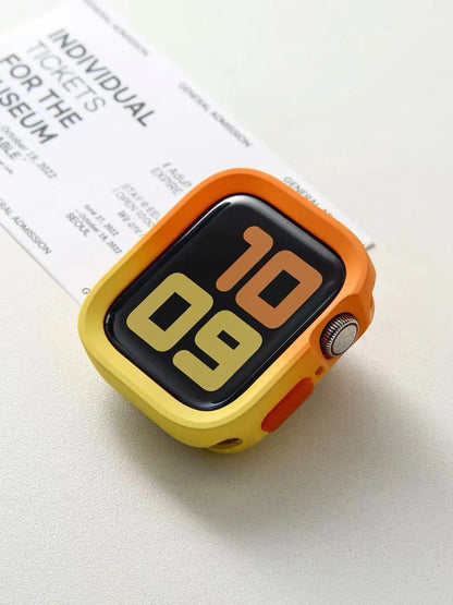 Bumper Soft Silicone Case For Apple Watch 11 10 9 8 7 6 SE 5 Anti-drop Matte Cover For iwatch 49mm 41mm 42mm 46mm 40mm 44mm 4