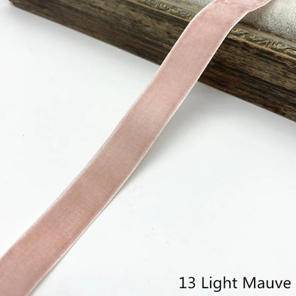 6-38mm Velvet Ribbon Wedding Party Decoration Handmade Gift Wrapping Hair Bowknot DIY Christmas #RoLi03