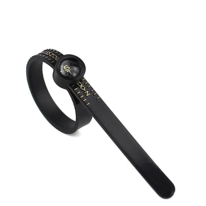 Ring Sizer with Magnifier - US/UK/EU/HK Jewelry Measuring Ruler for Finger Size Ring Size Measuring Tool