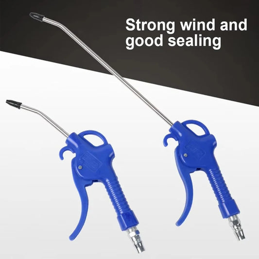 Air Blow Gun, High Flow Air Blower Gun for Compressor with Angled Bent Nozzle, Three Colors to Choose from, Short Style