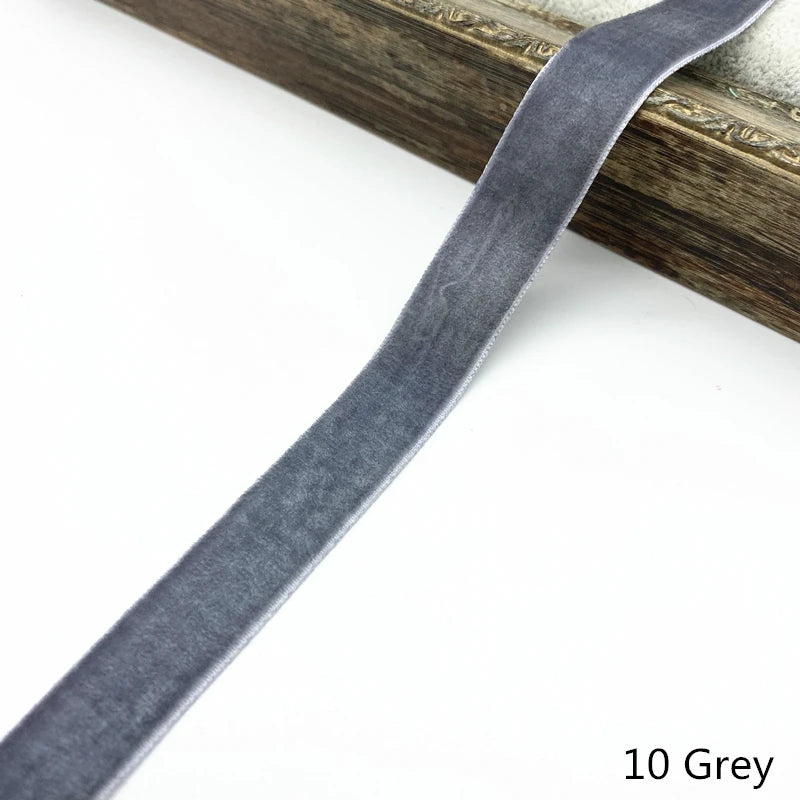 6-38mm Velvet Ribbon Wedding Party Decoration Handmade Gift Wrapping Hair Bowknot DIY Christmas #RoLi03