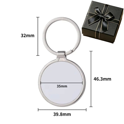 Custom Photo Keychain Personalized Picture Keyring, Custom Memorial Keepsake Souvenir Gift for Birthday Anniversary Daily Mem