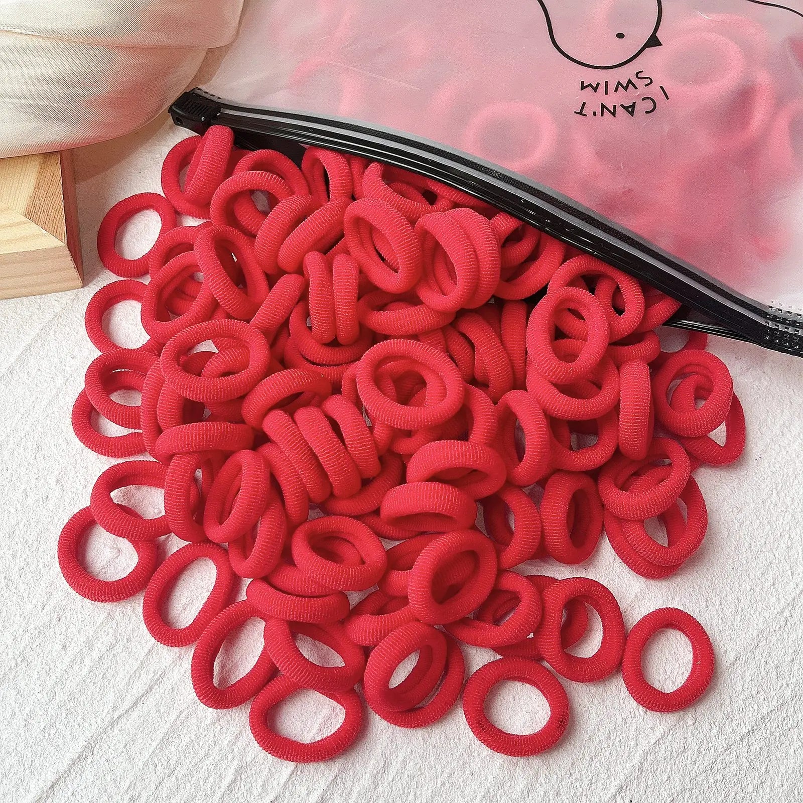 20/50pcs Kids Elastic Hair Bands Girls Sweets Scrunchie Rubber Band for Children Hair Ties Clips Headband Baby Hair Accessori