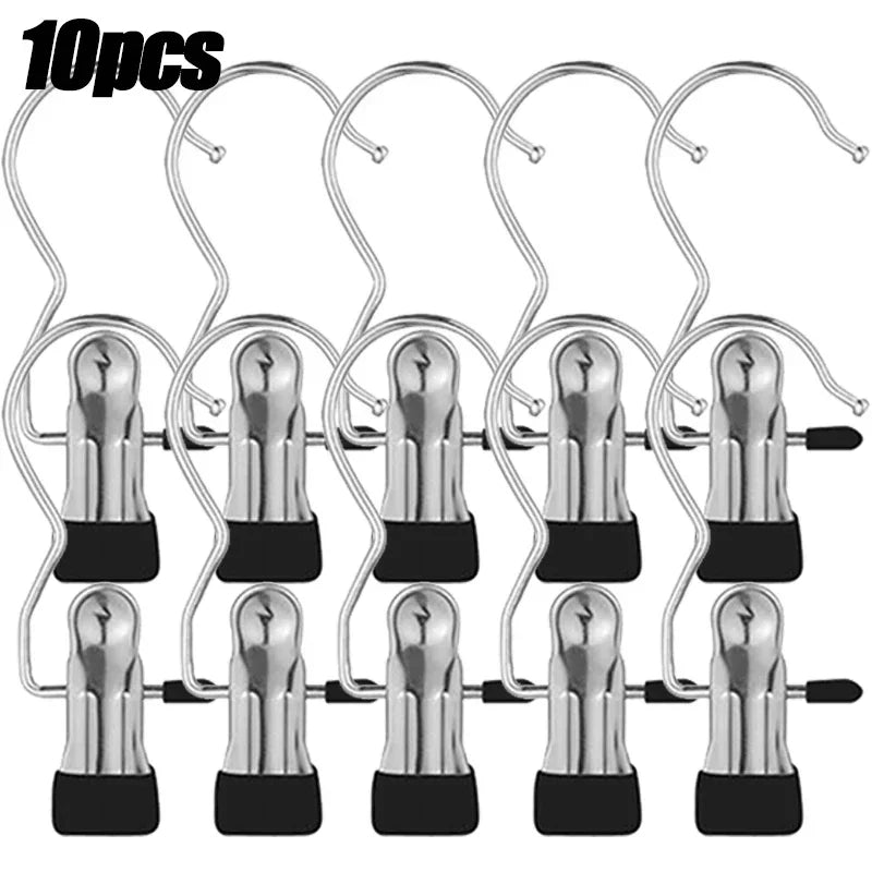 Stainless Steel Clothespins Room Organizer 5 - 30pcs Clothes Organizer Extendable Clothes Racks Home. Laundry Hook Clothing -