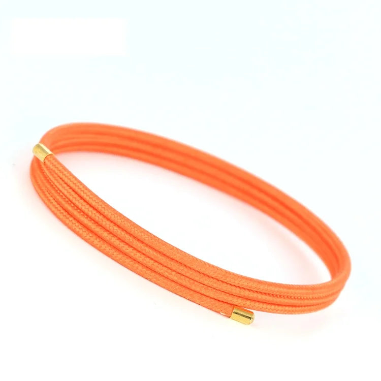 1PC Multicolor Magnetic Rope 51cm Adjustable Bracelets Rope For DIY Fashion Women Men Necklace Jewelry Making Accessories - O