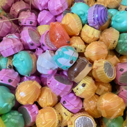 Num Noms Animal Bunny Figures Makeup Ointment Lipgloss Stamp Smell Snackables Model Toy Collection Kids Birthday Gifts