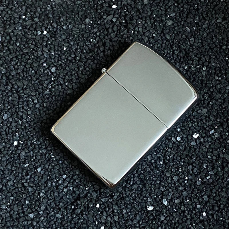 Outdoor Creative Mini Lighter Retro Keychain Pendant Cigar Cigarettes Smoking Accessories Lighters Funny Gadgets - Silver-M