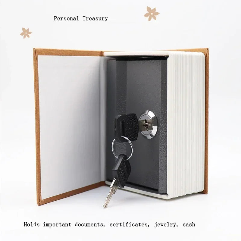 Dictionary Mini Book Safe Security Key Locker Money Hidden Secret Safe Key Safe Box Cash Money Coin Storage Jewellery Lock Bo