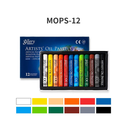 MUNGYO Artist Soft Oil Pastel Set Professional Painting Drawing Graffiti Art Crayons Washable Non Toxic Art Supply 12/25/50Co