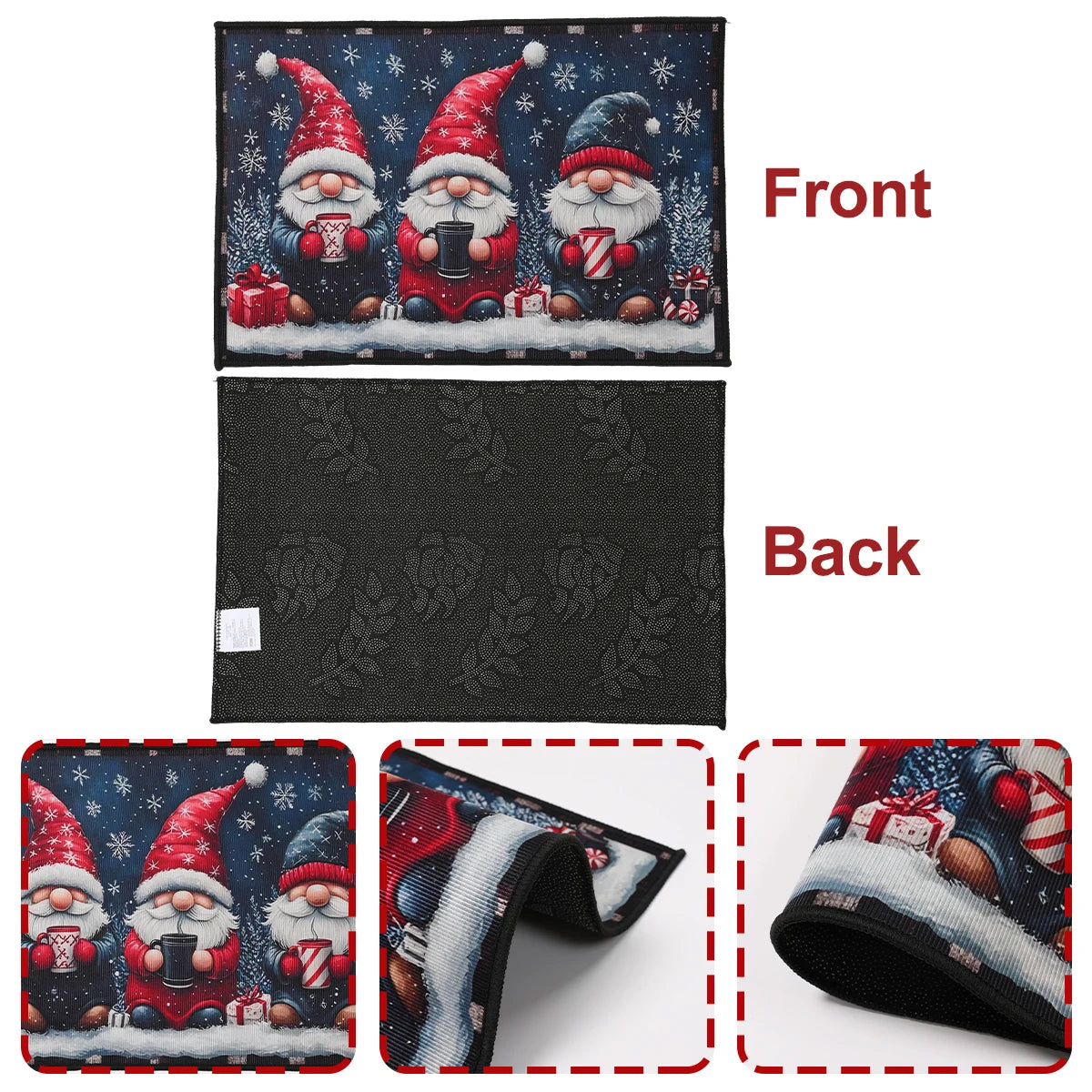Christmas Doormat Merry Christmas Decorations for Home 2025 Navidad Natal Outdoor Floor Carpet Xmas Ornament New Year Gift 20