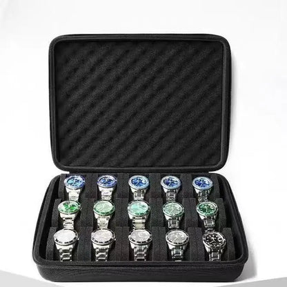 Watch Box Organizer Watch Travel Case Portable Storage Watch Display Holder for Wristwatches and Smart Watches Men Women Gift