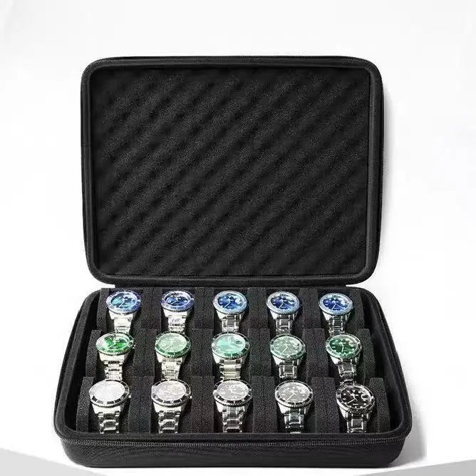 Watch Box Organizer Watch Travel Case Portable Storage Watch Display Holder for Wristwatches and Smart Watches Men Women Gift