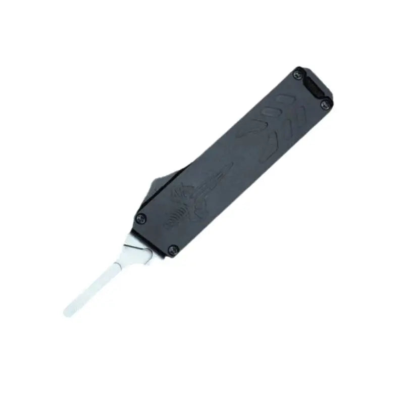 Advanced utility knife handle tools (without blades, suitable for 23 blades), CNC process, aviation aluminum material - Black