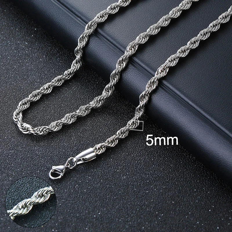 Vnox Cuban Chain Necklace for Men Women,Basic Punk Stainless Steel Curb Link Chain Chokers,Vintage Gold Color Solid Metal Col