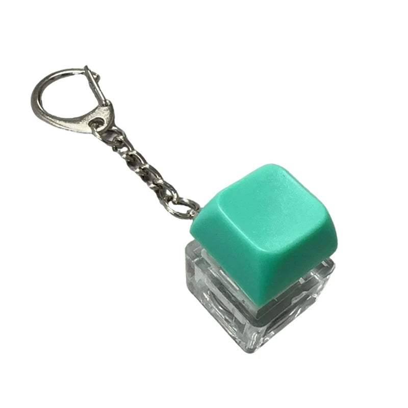 1/4/9Keys Finger Button Mechanical Keyboard Keycaps Keychain Fidget Toys Decompression Stress Relief Keyboard Clicker Kids To