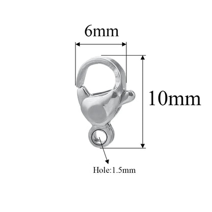 20pcs Stainless Steel Lobster Clasps For Bracelet Necklace,Lobster Clasps With Jump Rings Connectors Clasp DIY Jewelry Findin