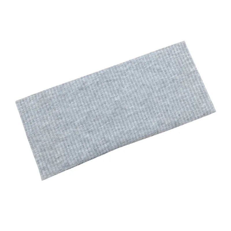 Women Solid Color Knitting Headband Elastic Vintage Yoga Sports Hairbands Gym Outdoor Sweat Absorbing Headwrap Hair Accessori