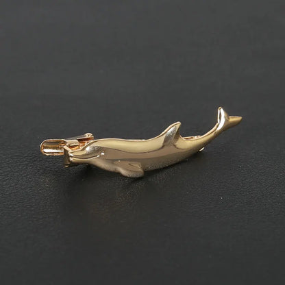 New Stainless Tie Clip For Men Classic Metel Tie Pin Copper Tie Bar Quality Enamel Tie Collar Pin Crystal Business Corbata