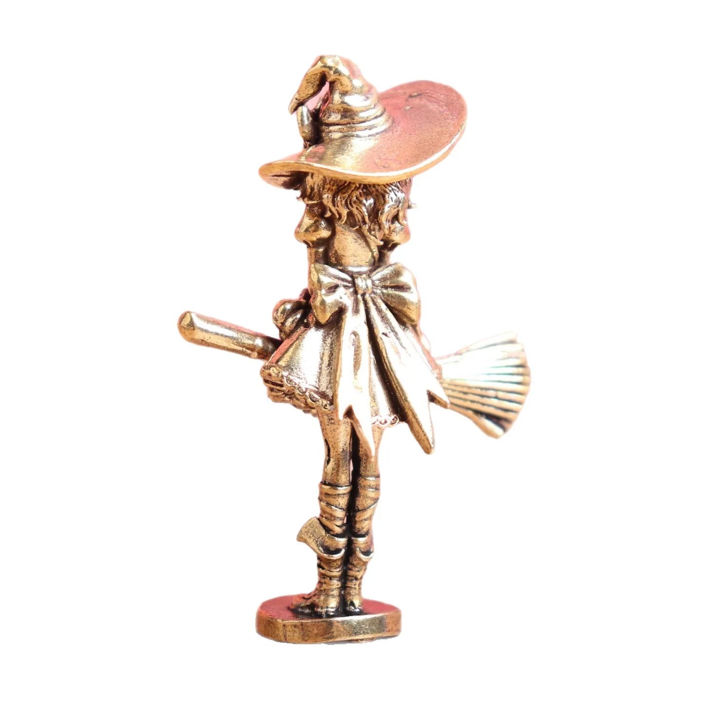 Figure Home Decor Broom Loli Broom Witch Princess Retro Decorative Desktop Artifacts and Ornaments