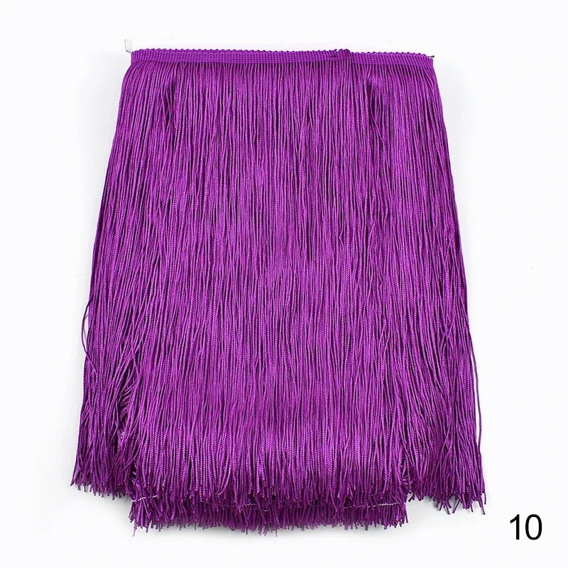 Lace Trim Fringe Tassels 2/5/10M, 30cm Long, For Curtain, Sewing, DIY Accessories - 10 / 30cm-5Yards